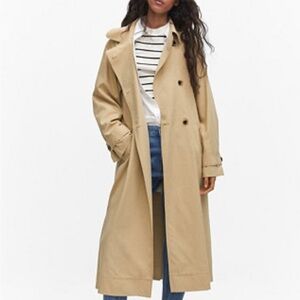 MNG by Mango Beige Trench Coat